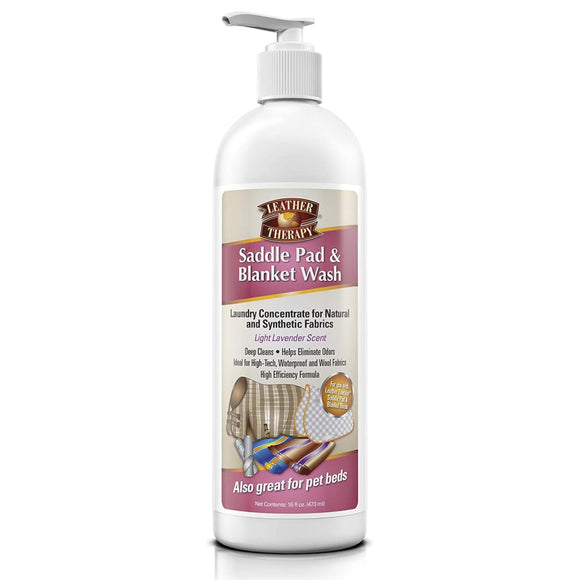 Absorbine Leather Therapy Saddle Pad & Blanket Wash (16 oz) - Cleaning Supplies 1