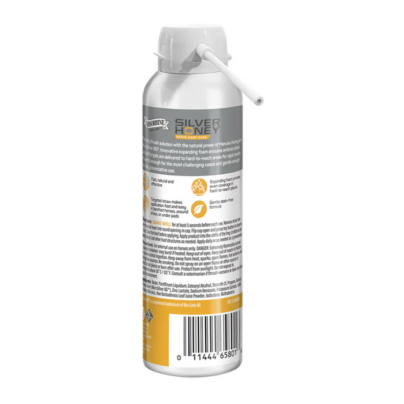 Absorbine Silver Honey Rapid Hoof Care Thrush Foam (200 ml) - Horse Hoof Care 6