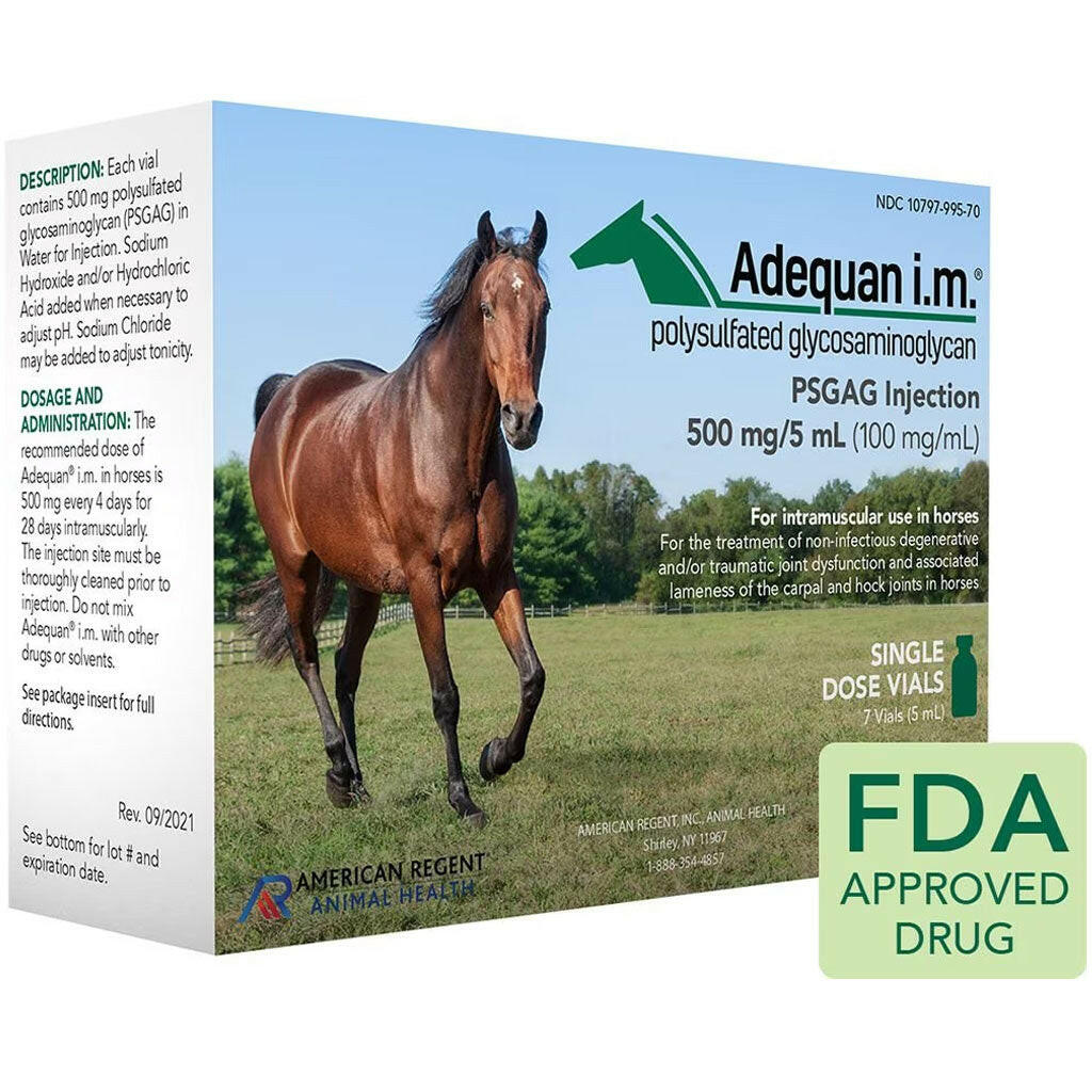 Adequan Equine 50 ml Injectable Solution for Horses, Single Vial