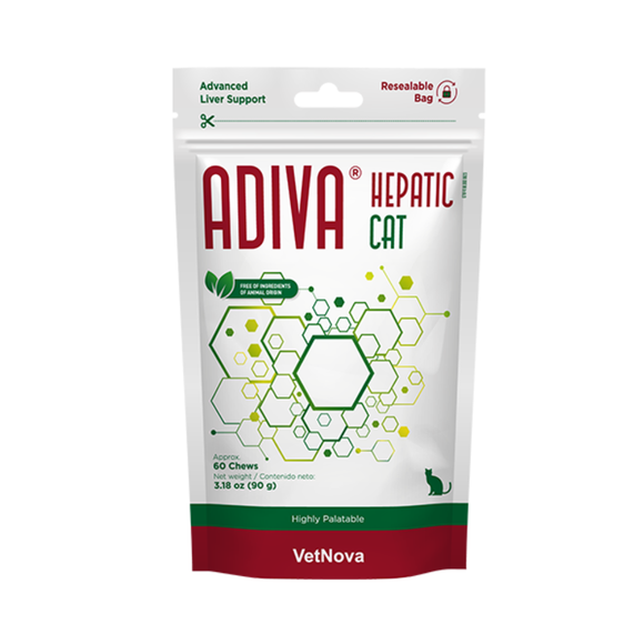 Adiva Hepatic Cat Liver Support Chews for Cats (60 chews) - Cat Treats 1