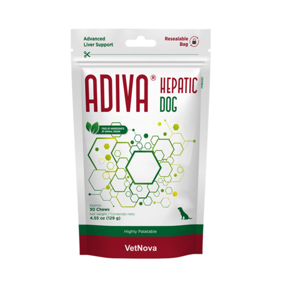 Adiva Hepatic DogLiver Support Chews for Dogs (30 chews) - Dog Treats & Chews 1