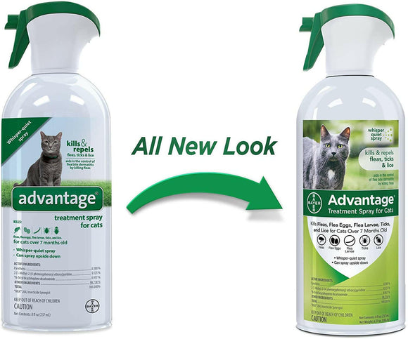 Advantage Flea Treatment Spray for Cats (8 oz)