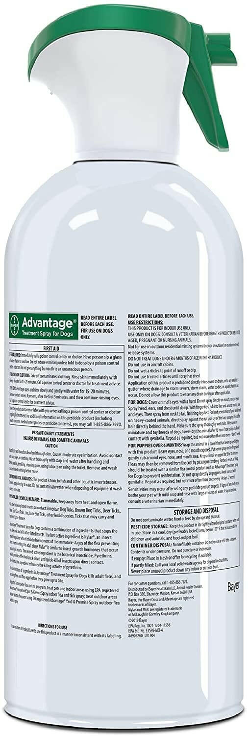 Advantage Flea Treatment Spray for Dogs