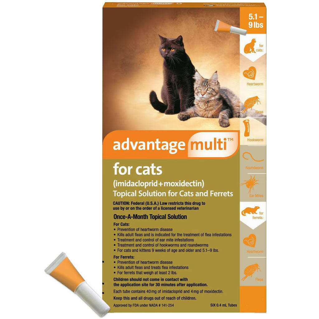 猫幸　EDWARDS PENICILLIN 千聖　EMG 81 85 Advantage Multi Topical Solution for Cats | 5.1-9 lbs