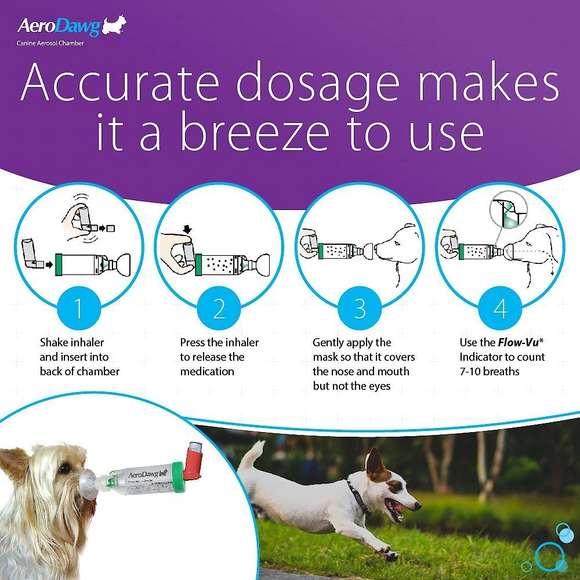 AeroDawg Aerosol Chamber for Dogs with Asthma