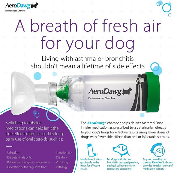AeroDawg Aerosol Chamber for Dogs with Asthma