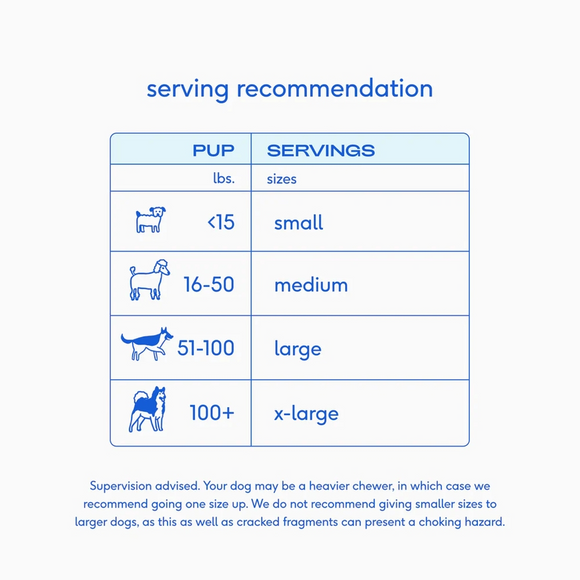 Native Pet Gluten & Lactose-Free Yak Flavored Dental Chews for Dogs