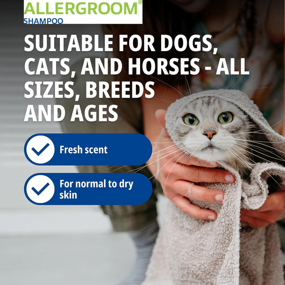 Allergroom Moisturizing Shampoo for Dogs Cats & Horses - Pet Shampoo & Conditioner 4