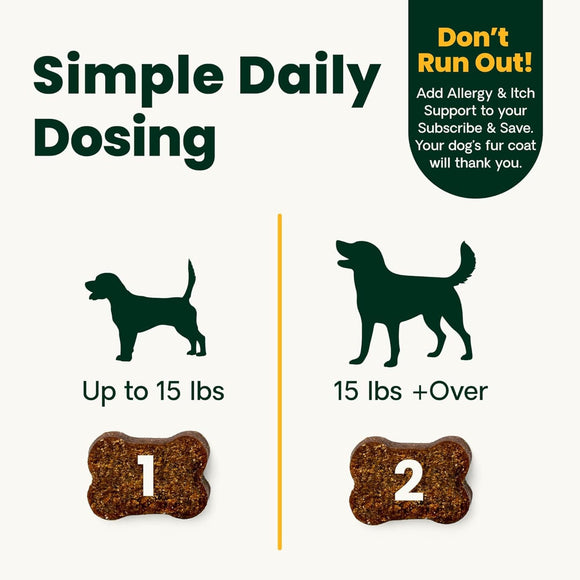 Allergy & Itch Support Chews for Dogs - Dog Immune & Allergy Supplements 8