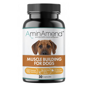 Amin Amend muscle building supplement for dogs on a white background