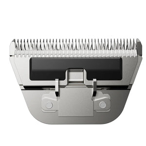 Hair clipper head with comb on a white background