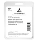 Andis ceramicEDGE blade packaging with product details on a white background