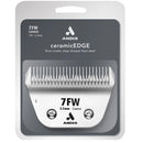 Andis ceramicEDGE hair clipper blade packaging on a white background