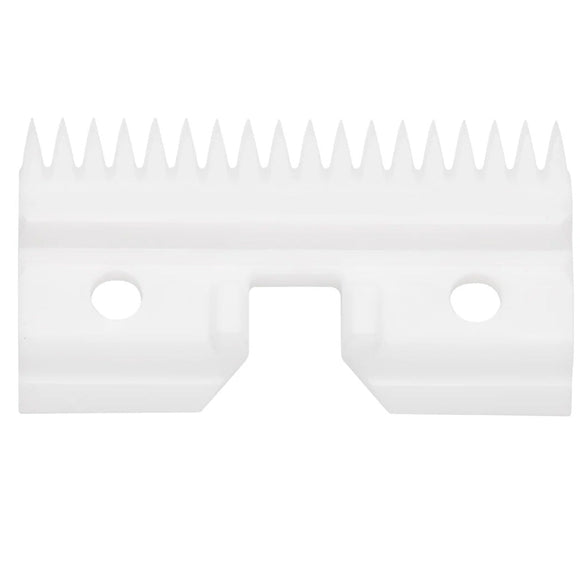 White comb blade on a white background