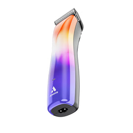 Hair clipper with gradient color design on a white background