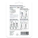 Replacement accessory pack for sanding drums and bands on a white background