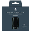 Andis replacement battery packaging for Pulse ZR II and Supra ZR II on a white background