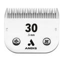 Andis hair clipper comb attachment with size 30 on a white background