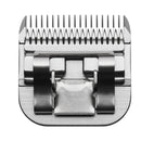 Metallic hair clipper comb on a white background