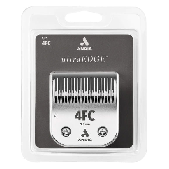 Andis ultraEDGE hair clipper blade in packaging on a white background