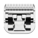 Metallic hair clipper head on a white background