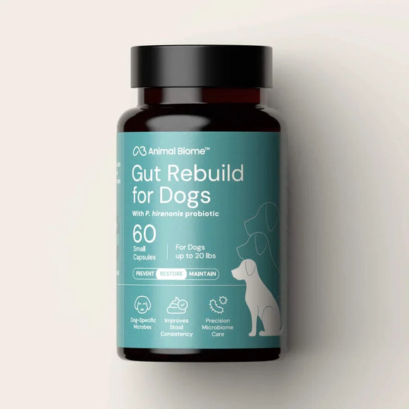 Animal Biome Gut Rebuild for Dogs 60-count - Up to 20 lbs - Dog Digestive & Probiotics Supplements 1