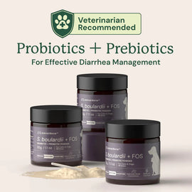 Animal Biome S.boulardii + FOS Probiotic + Prebiotic Powder for Dogs & Cats - Cat and Dog & Probiotics Supplements 2