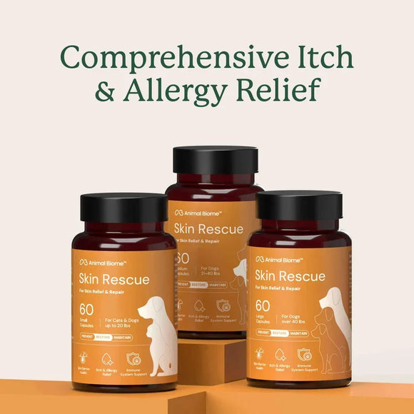 Animal Biome Skin Rescue for Dogs & Cats 60-count - Dog Skin & Coat Supplements 4