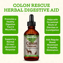 Animal Essentials Colon Rescue Herbal Tonic to Support Normal Bowel Function for Dogs & Cats - Pet Vitamins &
