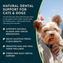 Animal Essentials Herbal Anti-Plaque Formula Dental Support Soft Chews for Dogs & Cats 60-count - Dog Supplements &