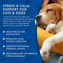 Animal Essentials Herbal Calming Formula Tranquil Times Soft Chews for Dogs & Cats Beef Flavor 60-count - Dog