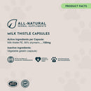 Animal Essentials Herbal Capsules Milk Thistle Supports Healthy Liver Function for Dogs & Cats 30-count - Dog