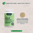 Animal Essentials Herbal Capsules Milk Thistle Supports Healthy Liver Function for Dogs & Cats 30-count - Dog