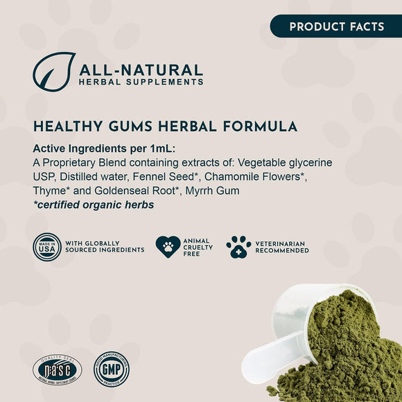 Animal Essentials Herbal Formula Healthy Gums for Dogs & Cats 1-oz - Dog Supplements & Vitamins 7