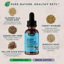 Animal Essentials Herbal Tonic Blend Body Cleanse Waste Elimination & Immune Support for Dogs & Cats - Dog Supplements