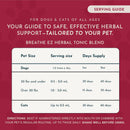 Animal Essentials Herbal Tonic Blend Breathe Ez Promotes Clear Easy Breathing for Dogs & Cats - Dog Supplements &