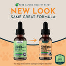 Animal Essentials Herbal Tonic Blend Hairball Relief Prevents & Removes Hairballs for Dogs & Cats - Dog Supplements &