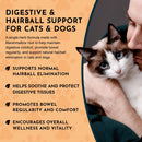 Animal Essentials Herbal Tonic Blend Hairball Relief Prevents & Removes Hairballs for Dogs & Cats - Dog Supplements &