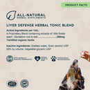 Animal Essentials Herbal Tonic Blend Liver Defense for Dogs & Cats - Dog Supplements & Vitamins 7