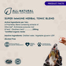 Animal Essentials Herbal Tonic Blend Super Immune Supports Healthy Immune System for Dogs & Cats - Dog Supplements &