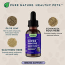 Animal Essentials Herbal Tonic Blend Super Immune Supports Healthy Immune System for Dogs & Cats - Dog Supplements &