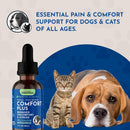 Animal Essentials Herbal Tonic Comfort Plus Manages Discomfort & Stress for Dogs & Cats - Dog Supplements & Vitamins 8