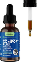 Animal Essentials Herbal Tonic Comfort Plus Manages Discomfort & Stress for Dogs & Cats - 2-oz - Dog Supplements &