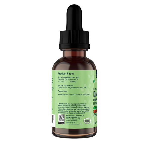 Animal Essentials Herbal Tonic Dandelion Supports Healthy Liver Function for Dogs & Cats - Dog Supplements & Vitamins 3