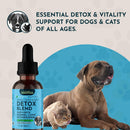 Animal Essentials Herbal Tonic Detox Blend Supports Normal Liver Detoxification for Dogs & Cats - Dog Supplements &