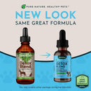 Animal Essentials Herbal Tonic Detox Blend Supports Normal Liver Detoxification for Dogs & Cats - Dog Supplements &