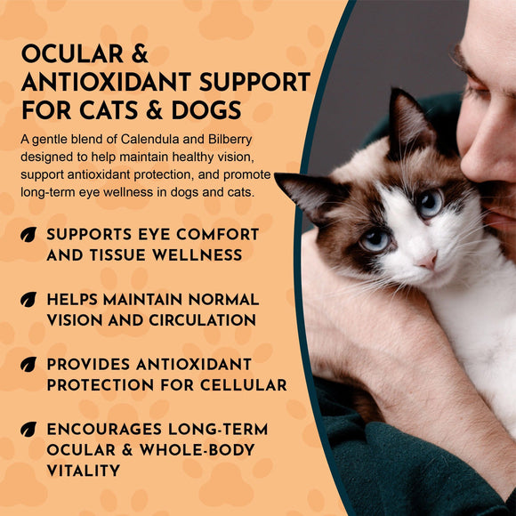 Animal Essentials Herbal Tonic Eye Defense Supports Ocular Health for Dogs & Cats - Dog Supplements & Vitamins 8