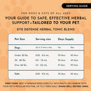 Animal Essentials Herbal Tonic Eye Defense Supports Ocular Health for Dogs & Cats - Dog Supplements & Vitamins 10