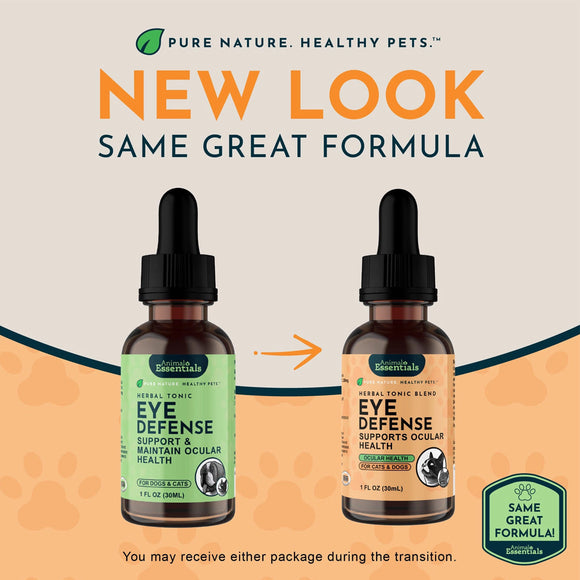 Animal Essentials Herbal Tonic Eye Defense Supports Ocular Health for Dogs & Cats - Dog Supplements & Vitamins 4