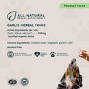 Animal Essentials Herbal Tonic Garlic Antioxidant Protection for Dogs & Cats - Dog Supplements & Vitamins 5